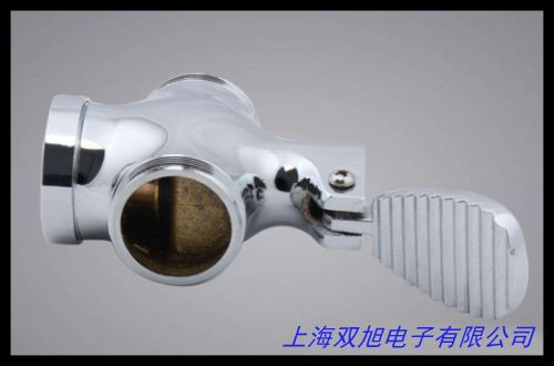 批发全铜YZ-5039B中体脚踏式四通式冲洗延时阀蹲便