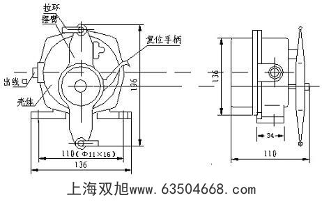 不锈钢水银开关煤流检测器21-39堵煤开关堵料开关倾斜开关KBX-220