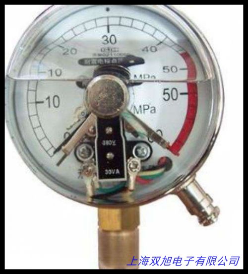 Y100轴向电接点压力表