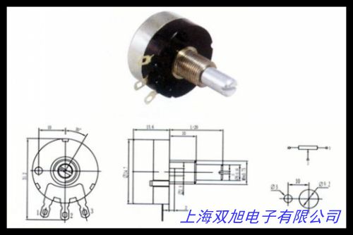 精密多圈可调电位器 滑动变阻器 WXD7-33 5W 5K
