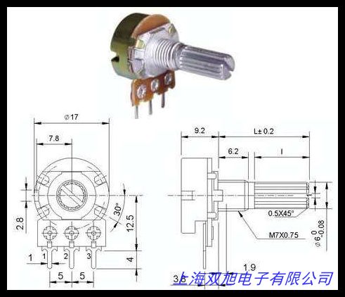 RV24YN20S B502 B103ڵλ2K 5K 10K TOCOS̼Ĥλ